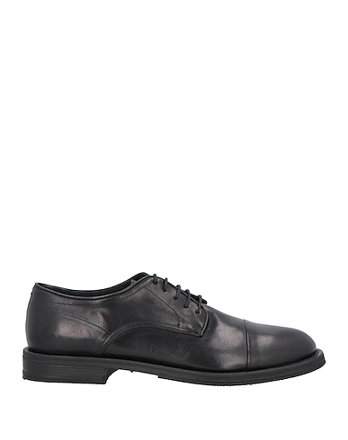 PANTANETTI Laced shoes Black Leather