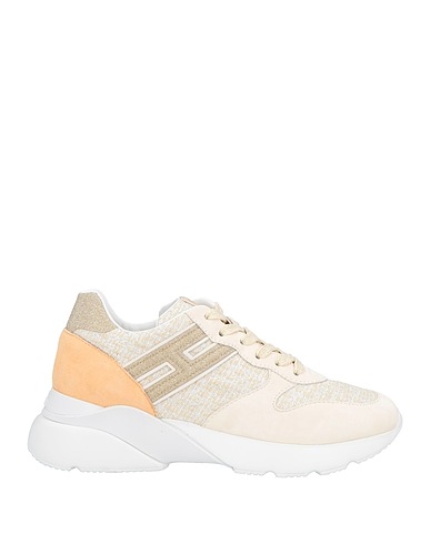 HOGAN Sneakers Avorio Pelle, Fibre tessili