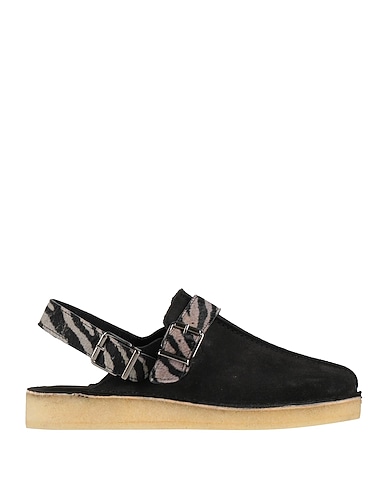 CLARKS Mules and clogs Black Leather