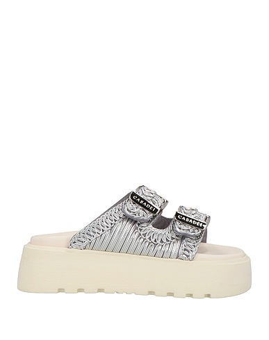 CASADEI Sandals Silver Leather