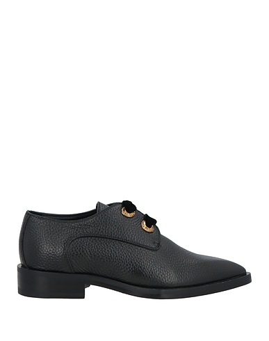 LANVIN Laced shoes Black 100% Calfskin