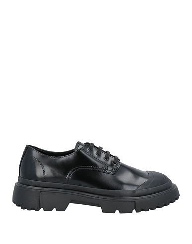 HOGAN Laced shoes Black Leather
