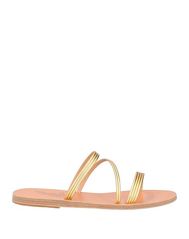 ANCIENT GREEK SANDALS Sandals Gold Leather