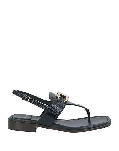 FERRAGAMO Flip flops Black Leather
