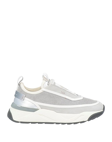 SANTONI Sneakers Light grey Leather