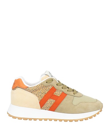 HOGAN Sneakers Light green Leather