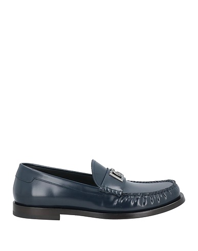 DOLCE&GABBANA Loafers Midnight blue 100% Calfskin