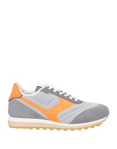 PANTOFOLA D'ORO Sneakers Light grey Calfskin, Textile fibers