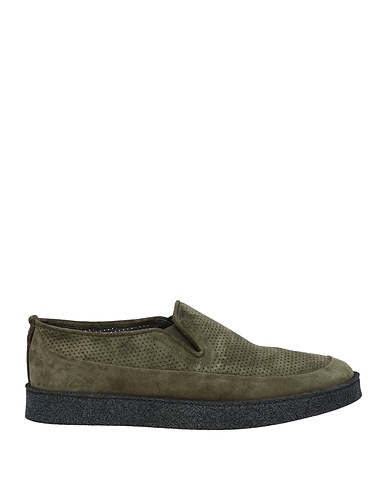 PANTANETTI Loafers Military green Leather