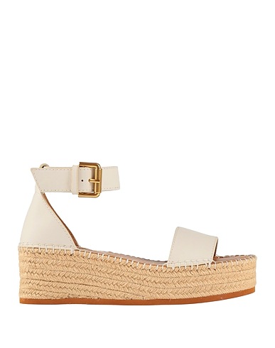 SEE BY CHLOÉ Espadrilles Ivory Calfskin