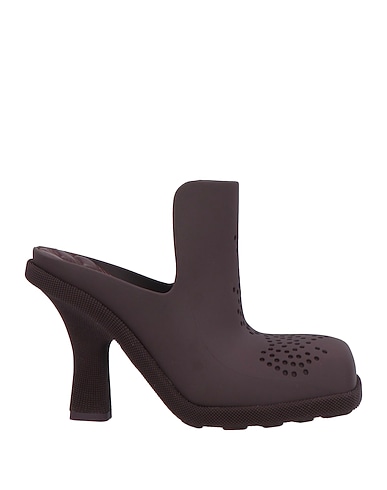 BURBERRY Mules and clogs Burgundy Rubber