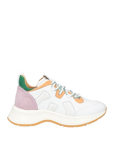 HOGAN Sneakers Bianco Fibre tessili, Pelle