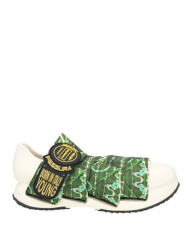 FESSURA Sneakers Verde Fibre tessili, Gomma