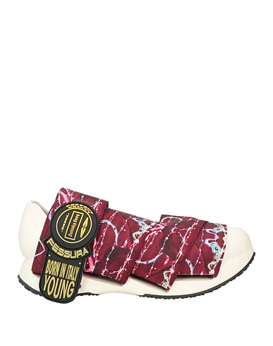 FESSURA Sneakers Bordeaux Fibre tessili, Gomma