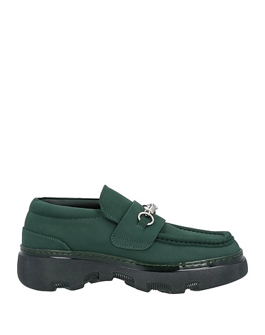 BURBERRY Loafers Dark green Leather