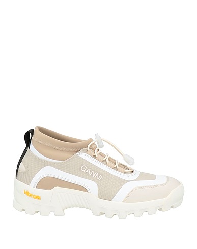 GANNI Sneakers Beige Textile fibres