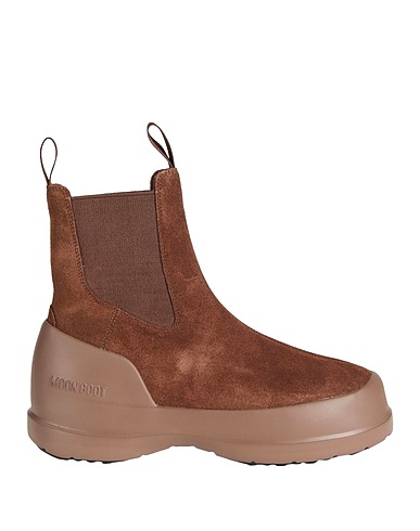 MOON BOOT Stivaletti MB LUNA CHELSEA SUEDE
 Marrone 80% Pelle di bovino, 20% Poliestere