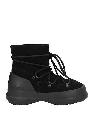 MOON BOOT Stiefelette MB LUNA BOOT SUEDE Schwarz 100% Rindsleder