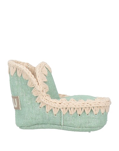 MOU Newborn shoes Light green Hemp