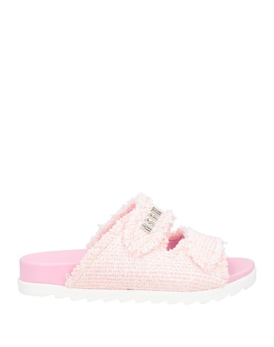 MSGM Sandals Pink Textile fibres, Rubber