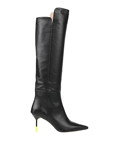 MSGM Boots Black Leather
