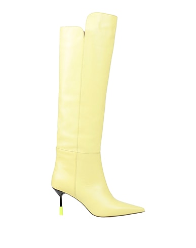 MSGM Boots Yellow Leather