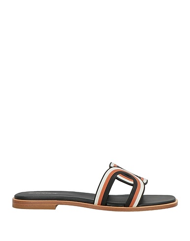 TOD'S Sandals Black Calfskin