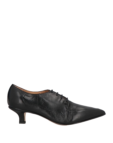 POMME D'OR Laced shoes Black Leather