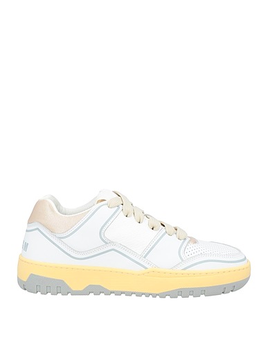 MSGM Sneakers Cream Leather
