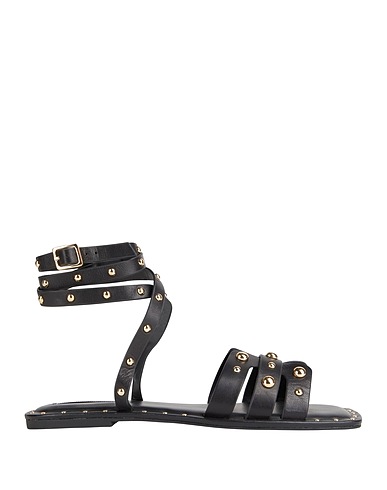 STEVE MADDEN Sandalen Schwarz Leder