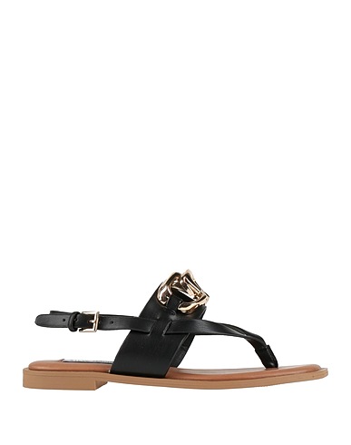 STEVE MADDEN Flip flops Black Textile fibres