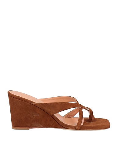 JORGEENAH Flip flops Brown Leather