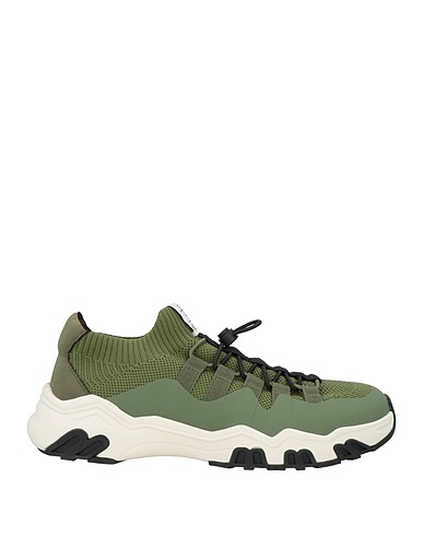 BALDININI Sneakers X ACBC Military green Textile fibres