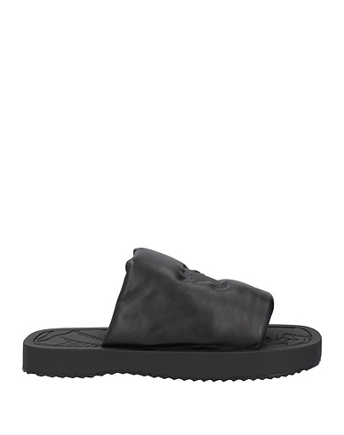 BURBERRY Sandales Noir Cuir