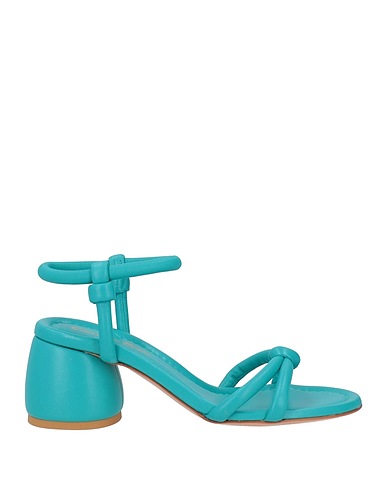 GIANVITO ROSSI Sandals Turquoise Leather