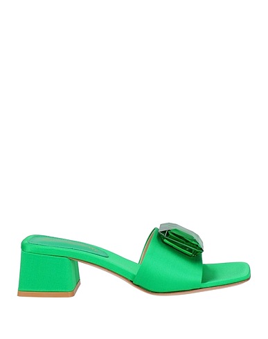 GIANVITO ROSSI Sandals Green Textile fibres