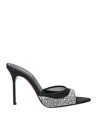 GEDEBE Sandals Black Textile fibers