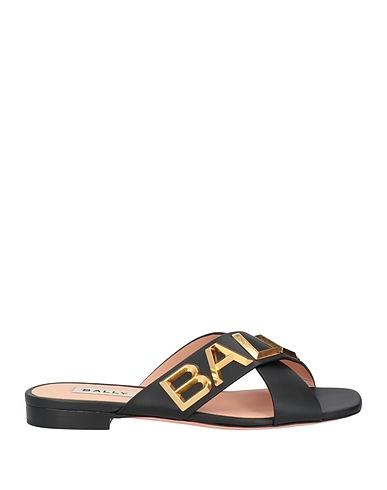 BALLY Sandals Black Leather