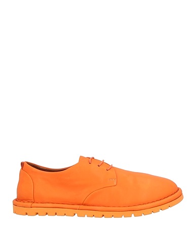 MARSÈLL Laced shoes Orange Calfskin