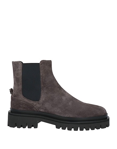 SERGIO ROSSI Stiefelette Grau Leder