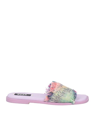 MSGM Sandals Lilac Textile fibers