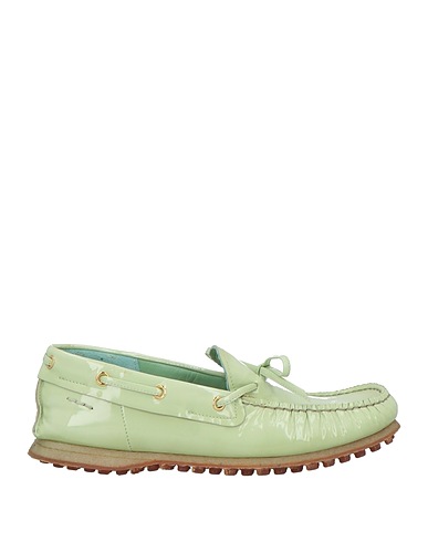 ALEXANDER HOTTO Loafers Light green Leather