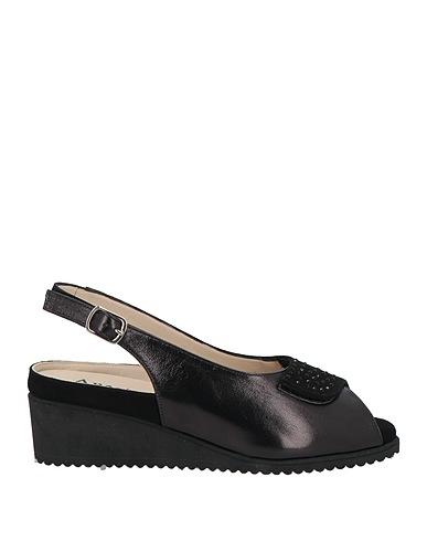 ANASTASIO Sandals Black Leather