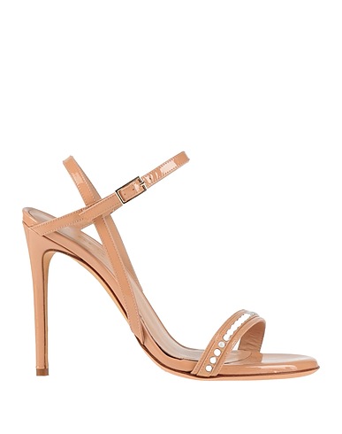 DANIELE TORTORA Sandals Beige Leather