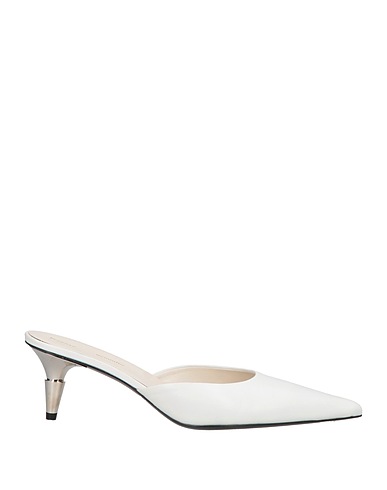 PROENZA SCHOULER Mule e zoccoli Bianco Pelle