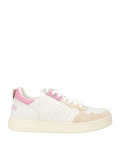 WOMSH Sneakers Ivory Leather, Other Fibres