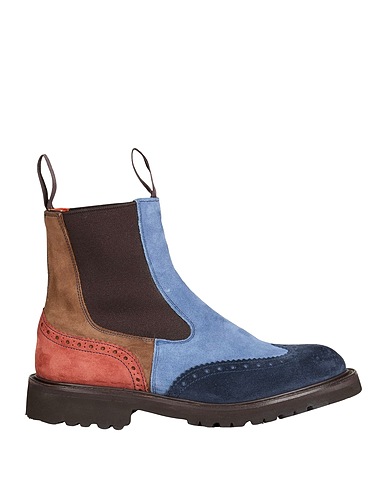 TRICKER'S Ankle boot Blue Leather