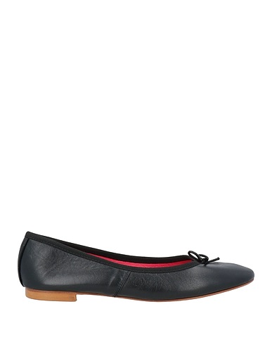 #RIKYN Ballerinas Schwarz Leder