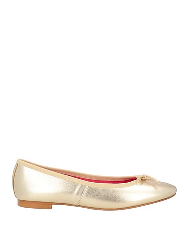 #RIKYN Ballet flats Gold Leather