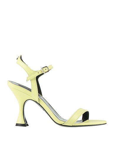 PATRIZIA PEPE Sandals Pastel yellow Leather